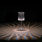 Lampă de masa wireless din cristal acrilic cu touch si incarcare prin USB
