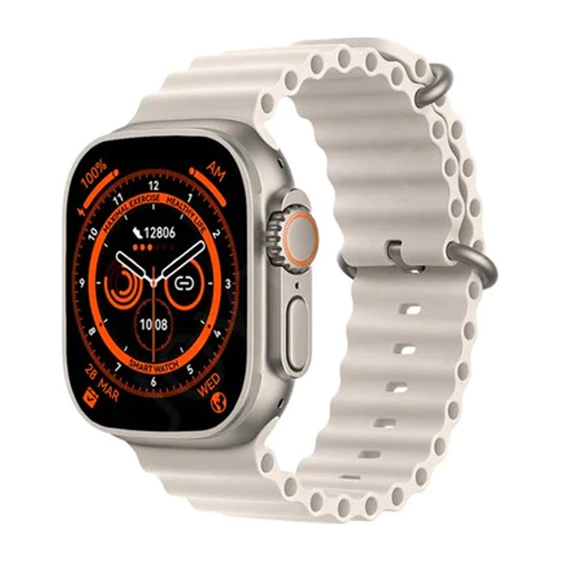 Ceas inteligent SmartWatch Z68 Ultra, compatibil cu orice telefon, apel Bluetooth, Încărcător wireless, metal