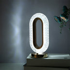 Lampă Diamond Crystal LED cu 3 temperaturi de culoare, alb rece, alb cald, neutru, culoare auriu