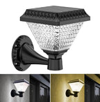 Lampă solara de perete, lumina calda si RGB, cu telecomanda, hexagonala, 6w
