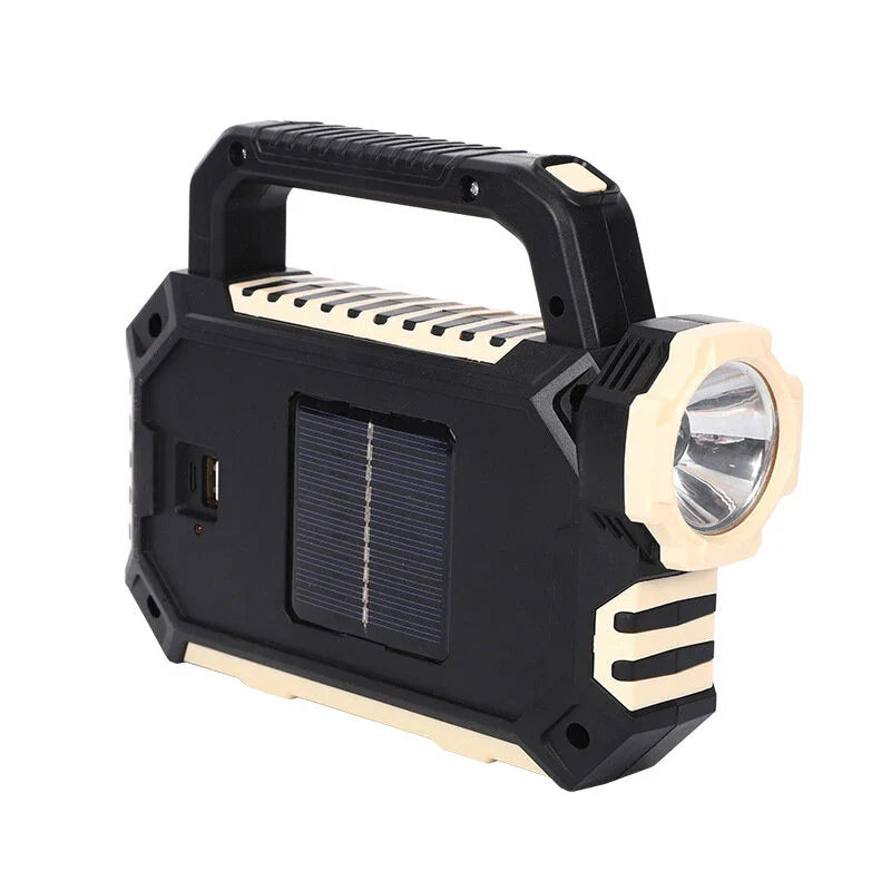 Lanterna cu Lampă solara 6 LED COB, 1200 mAh, USB