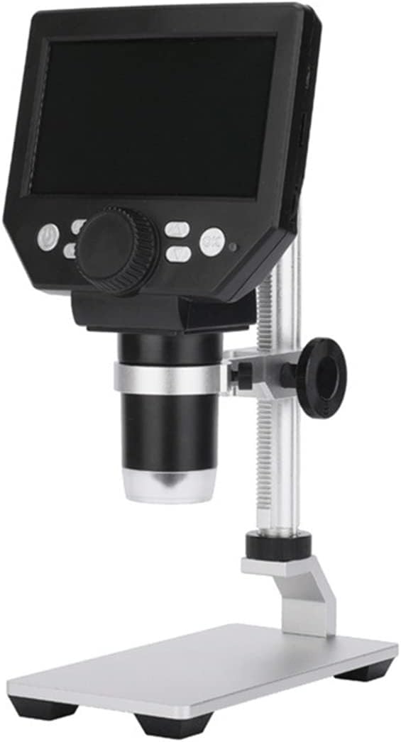 Microscop digital LCD 4.3” HD, 8MP, zoom 1-1000X, 8 LED-uri, baterie reincarcabila si suport PC Imagine principală a produsului