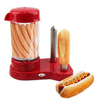 Aparat pentru preparat Hot Dog, 450W, Rosu pentru Bucătărie Practică