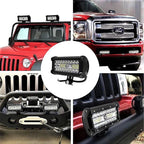Proiector LED auto Off Road dreptunghiular, 144w 14000lm IP68