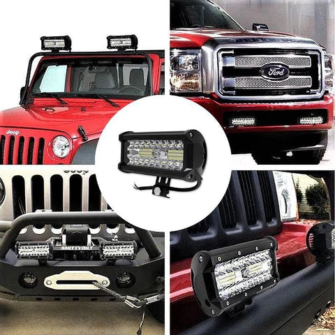 Proiector LED auto Off Road dreptunghiular, 144w 14000lm IP68