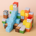 Blocuri magnetice de constructie 3D, 2.5 cm
