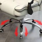 Scaun Ergonomic Directorial cu Suport Picioare Rabatabil Piele Ecologica