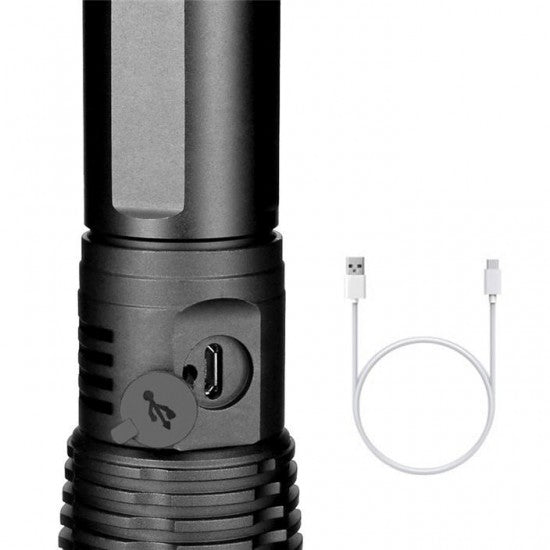 Lanterna LED Ultra-Bright, 20w din aluminiu, sursa XHP50/70/WHITE LASER