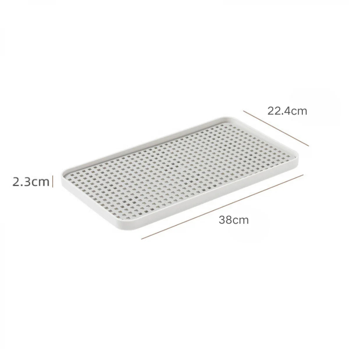Tava multifunctionala cu sistem de scurgere pentru Bucătărie si baie, 38 x 22.4 x 2.3 cm