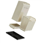 Suport ustensile Bucătărie, recipient cutite, 3 compartimente, plastic, 21 x 16 x 15 cm, alb