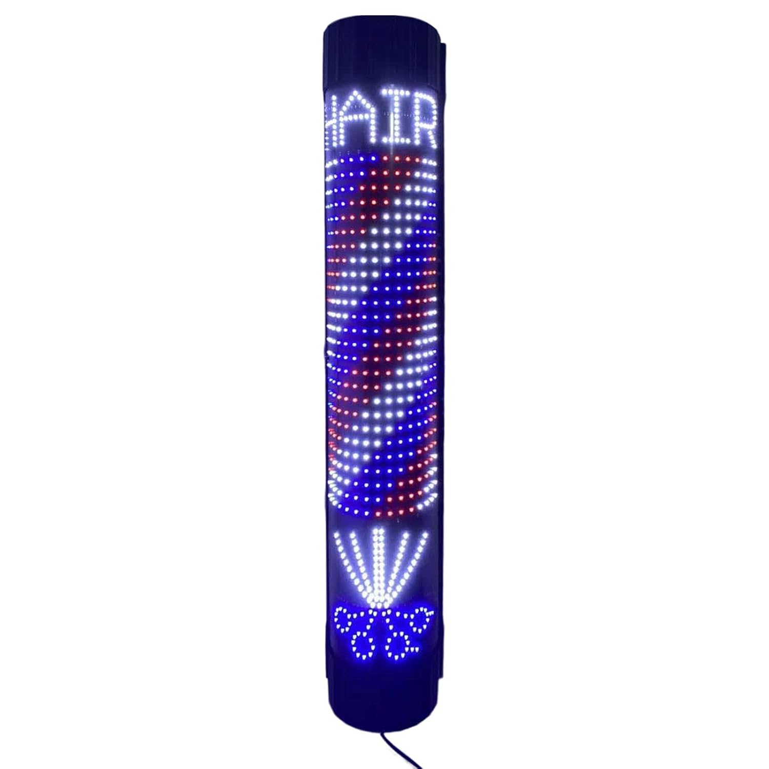 Lampă LED rotativa 90/120 cm, Reclama Luminoasa pentru Frizerie