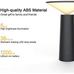 Mini Lampă de birou, LED, cu lumina indirecta, touch control, incarcare USB, rotire 40°