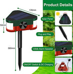 Aparat solar cu ultrasunete Q BJ911 si senzor de miscare impotriva daunatorilor