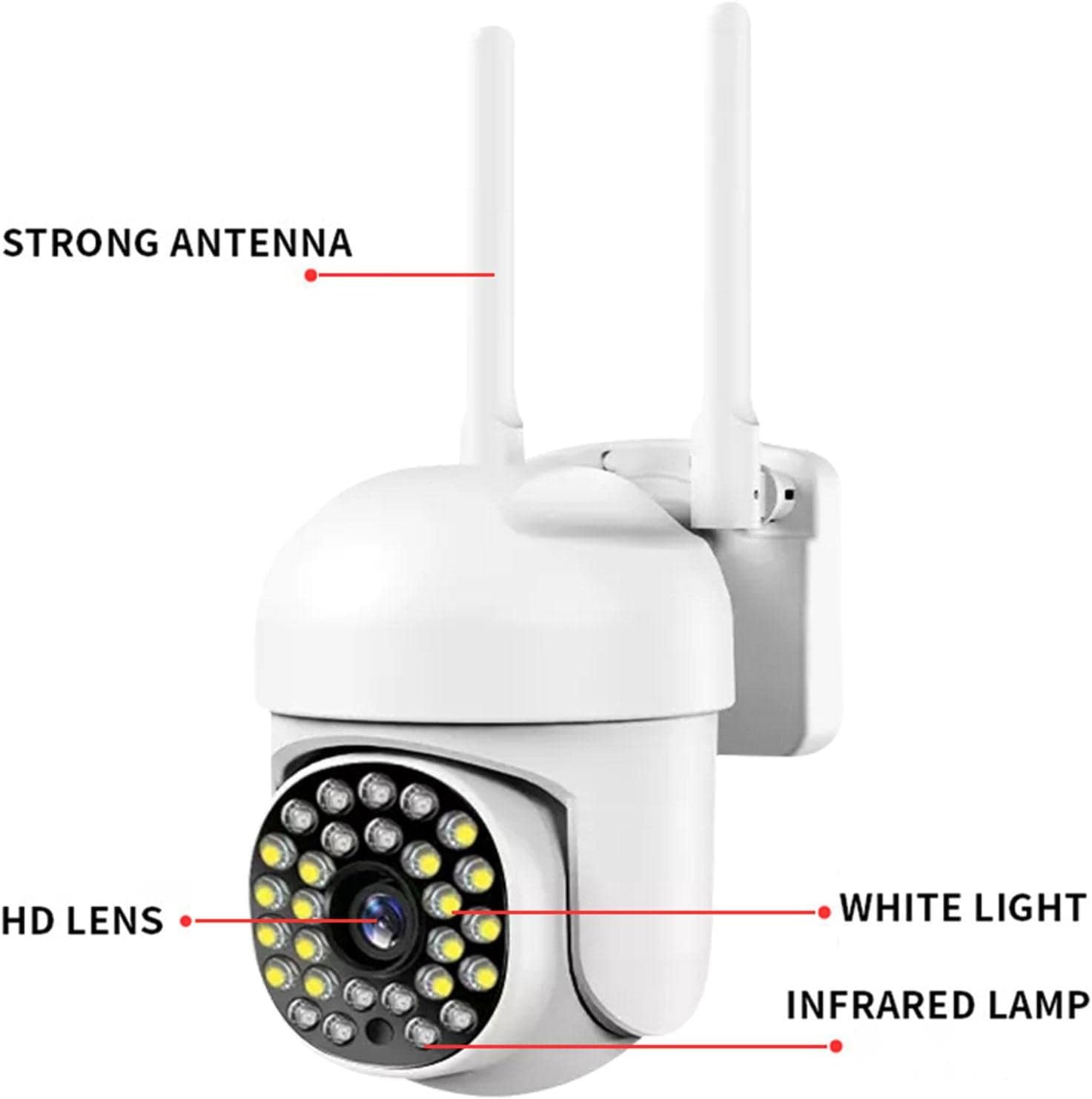 Cameră de supraveghere, WIFI, IP66, HD WIRELESS, 2 MP, 1920 X 1080 Pixeli, card 32Gb inclus