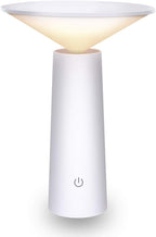 Mini Lampă de birou, LED, cu lumina indirecta, touch control, incarcare USB, rotire 40°