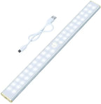 Lampă LED cu senzor de miscare, suport magnetic, reincarcare prin USB, portabila, lumina rece