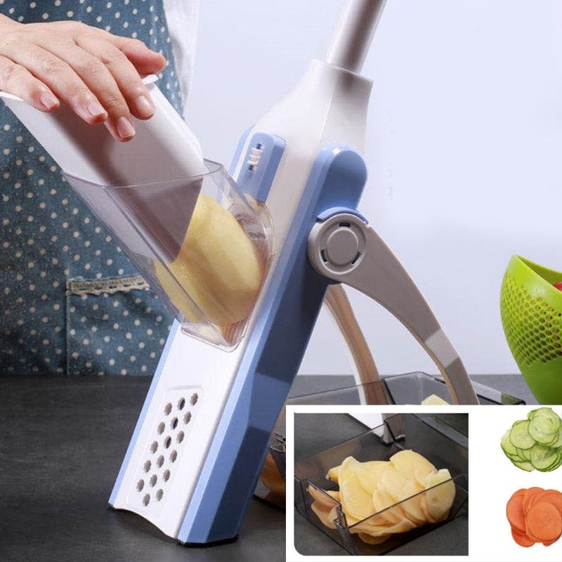 Razatoare de legume pliabila tip feliator mandolina, cu 4 functii Imagine secundară a produsului