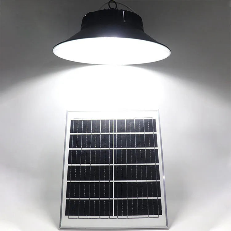 Lampă Solara LED 100/150W de Hala cu Panou Solar