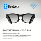 Ochelari Smart VIVENDO SMART GLASSES, Camera 1080P Full HD, AI Integrat