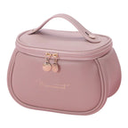Geanta cosmetica, din piele PU, cu maner, 21 X 14 X 14cm, impermeabila