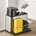 Dozator sapun de Bucătărie 3 in 1, cu suport pentru burete si perie