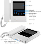 Sistem Video Interfon 4.3", sonerie video cu Ecran Color TFT si Camera cu Viziune Nocturna IR, 1 Monitor + 1