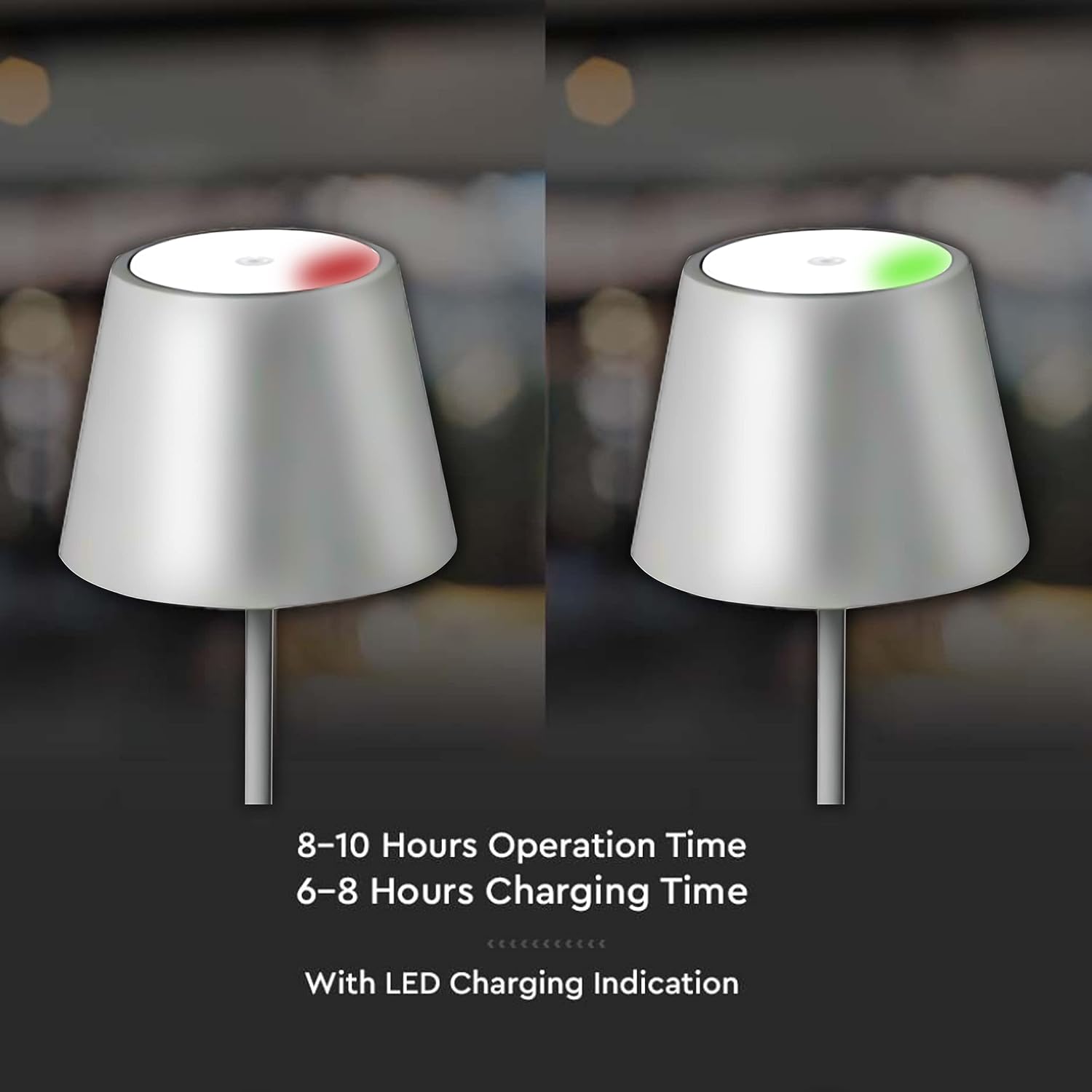 Lampă de masa touch LED reincarcabila cu tija telescopica