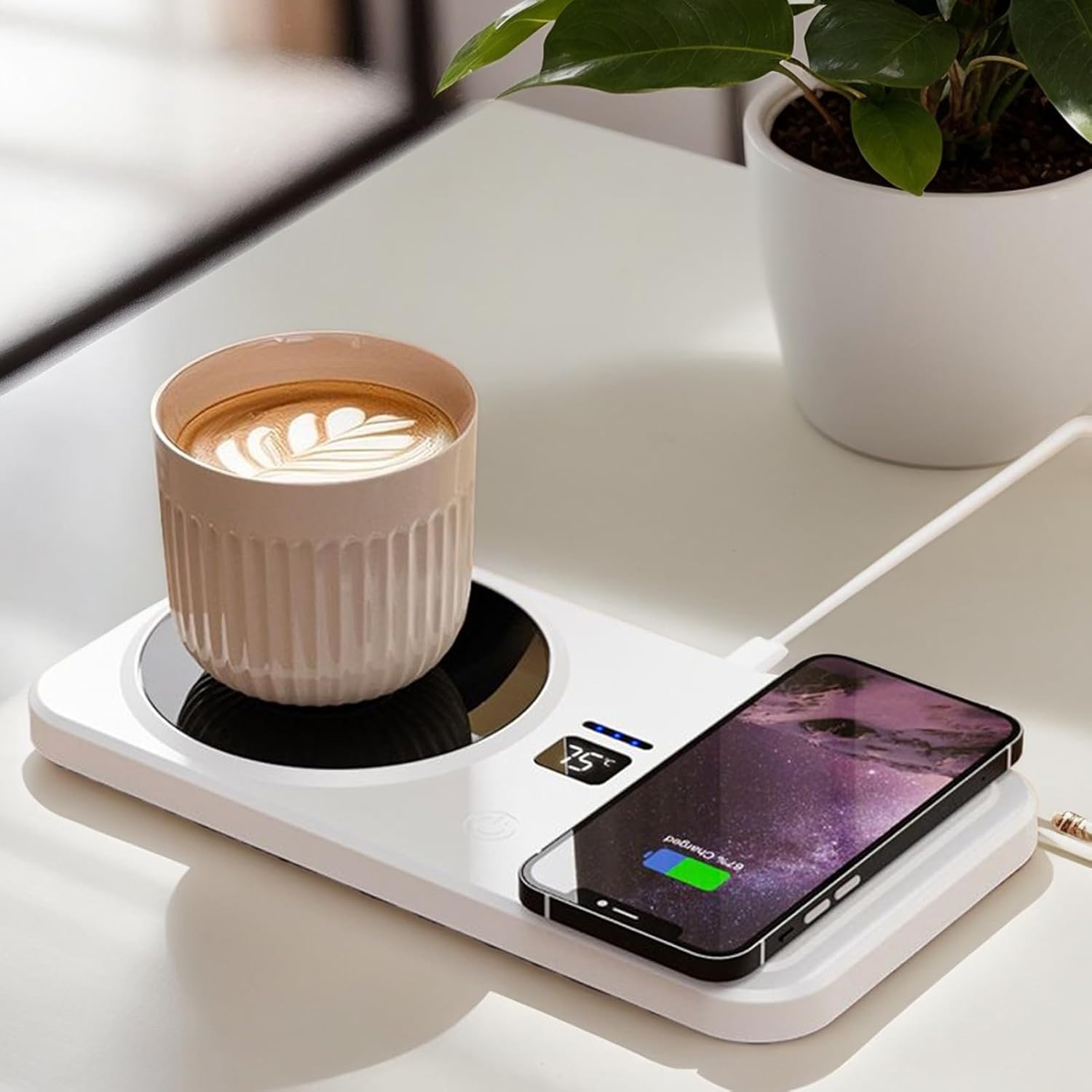 Incalzitor electric pentru cana cu incarcare wireless – control inteligent al temperaturii Imagine secundară a produsului