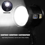 Lanterna solara LED, portabila, 6 moduri de lumina, 3 filtre de culoare