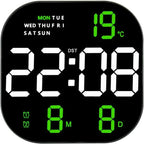 Ceas digital de birou sau perete cu telecomanda cu afisaj LED temperatura si alarma