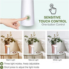 Mini Lampă de birou, LED, cu lumina indirecta, touch control, incarcare USB, rotire 40°