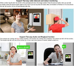 Sistem Video Interfon 4.3", sonerie video cu Ecran Color TFT si Camera cu Viziune Nocturna IR, 1 Monitor + 1