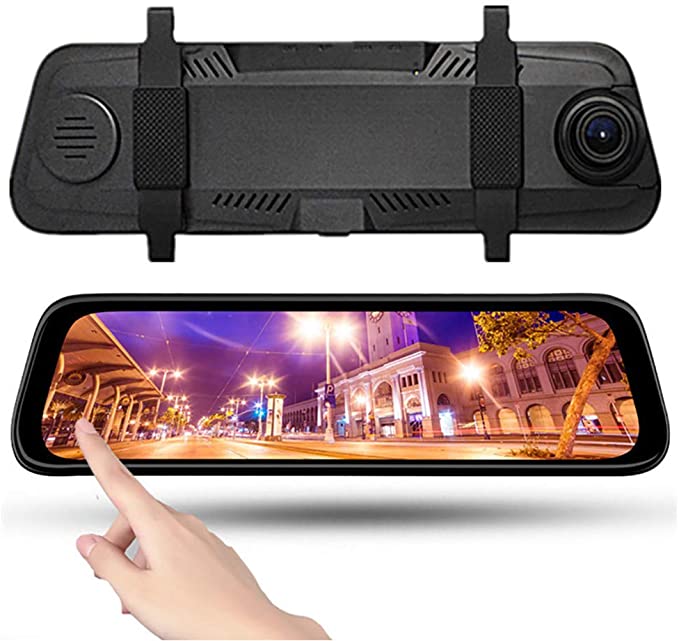 Camera auto tip Oglindă retrovizoare Starlight Night Vision, 10 inch, LCD, dual cam Imagine principală a produsului