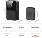 Sonerie Video Smart, Camera Supraveghere 4K WIFI, Night Vision