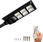 Lampă stradala proiector LED cu panou fotovoltaic + telecomanda si senzor, 120W/200W/300W