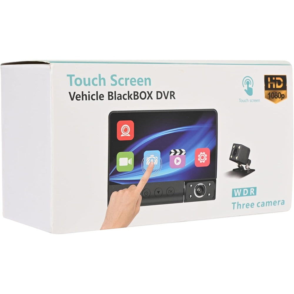 Camera Auto cu Oglindă Retrovizoare 3-in-1 – Ecran 4 inch, viziune nocturna, detectie miscarilor