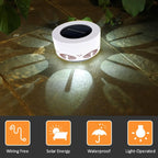 Lampă solara LED decorativa cu proiectie floare, IP65, 5W, alb rece, dimensiuni 12.5 x 6.5 cm