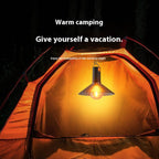 Lampă camping portabila, ghirlanda LED, rezistenta la apa, design bec oval, 5W