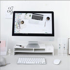 Suport multifunctional monitor, din PVC, 49x21x11cm