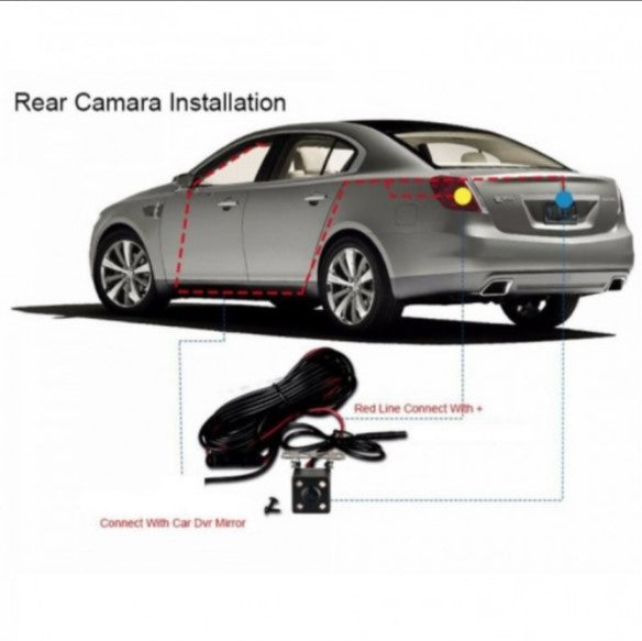 Camera auto tip Oglindă retrovizoare Starlight Night Vision, 10 inch, LCD, dual cam