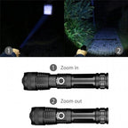 Lanterna LED Ultra-Bright, 20w din aluminiu, sursa XHP50/70/WHITE LASER