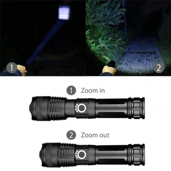Lanterna LED Ultra-Bright, 20w din aluminiu, sursa XHP50/70/WHITE LASER