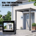 Sonerie video inteligenta Wireless, Ecran IPS 4.3 inch, Night Vision