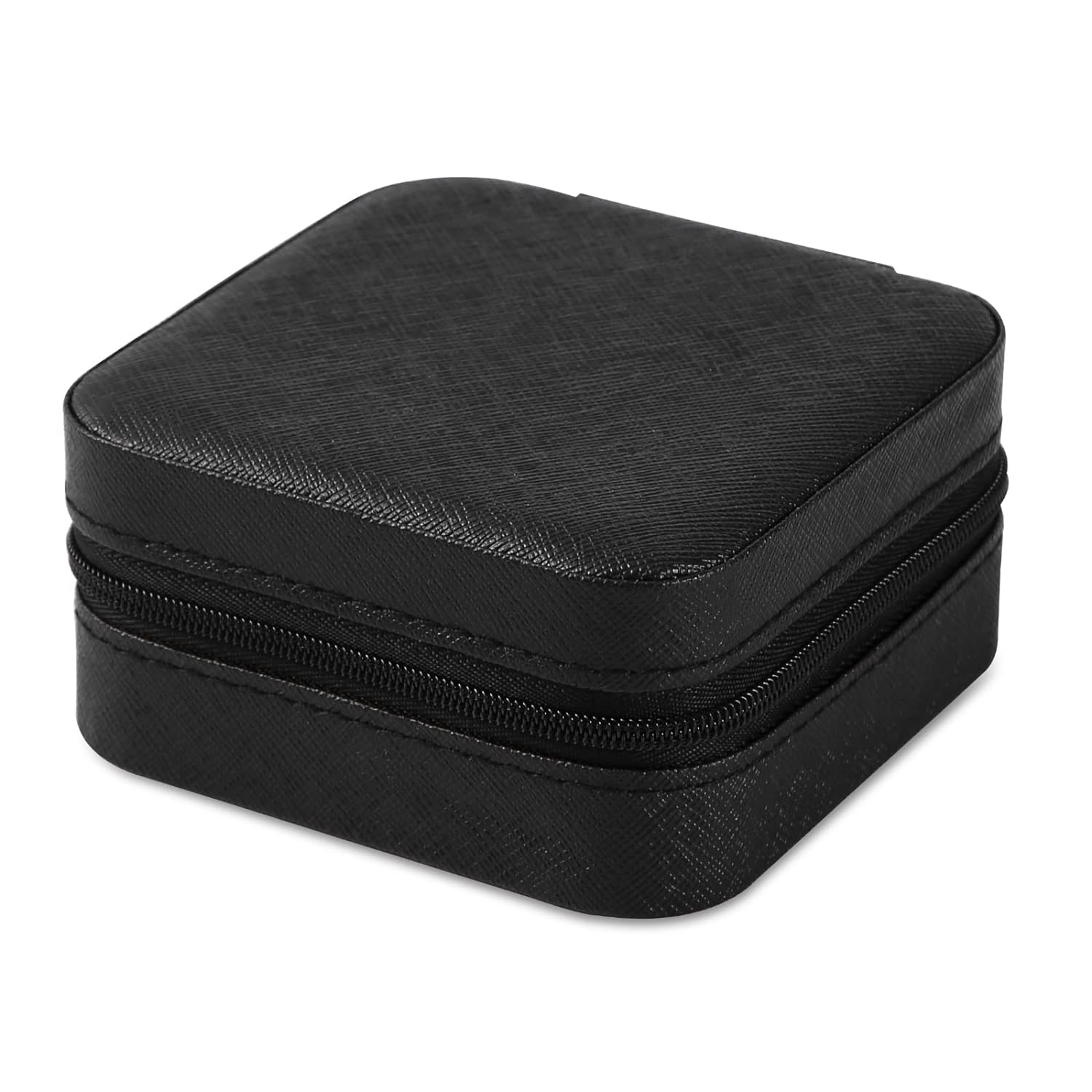 Cutie organizatoare cu fermoar pentru bijuterii 10x10x5cm