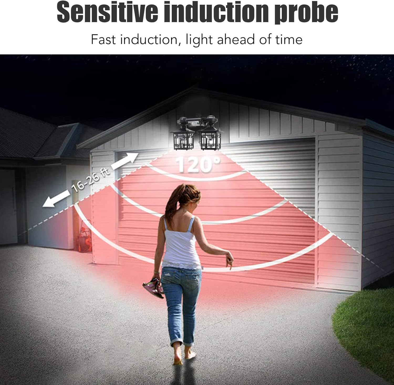 Lampă solara dubla pentru perete cu senzor de miscare si telecomanda 192 LED, JD-2219A