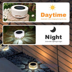 Lampă solara LED decorativa cu proiectie floare, IP65, 5W, alb rece, dimensiuni 12.5 x 6.5 cm