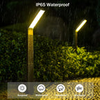 Lampă Solara LED pentru Gradina, 90 LED-uri, 3 Moduri Iluminare, Protectie IP65, Inaltime 83 cm, Culoare Negru