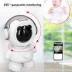 Camera Supraveghere Tip Robot, Wireless, 355° Rotatie, 1080P, Night Vision, Audio Bidirectional, Android/iOS