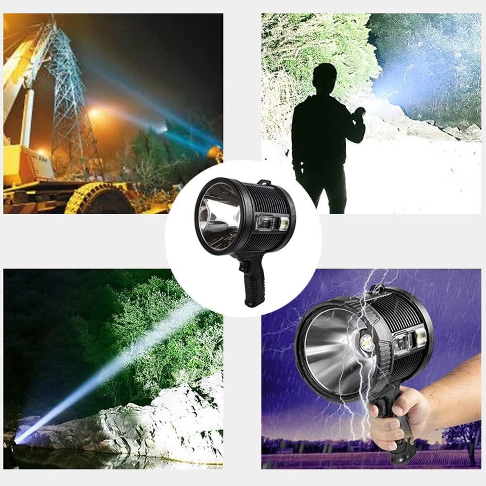 Lanterna solara LED, portabila, 6 moduri de lumina, 3 filtre de culoare