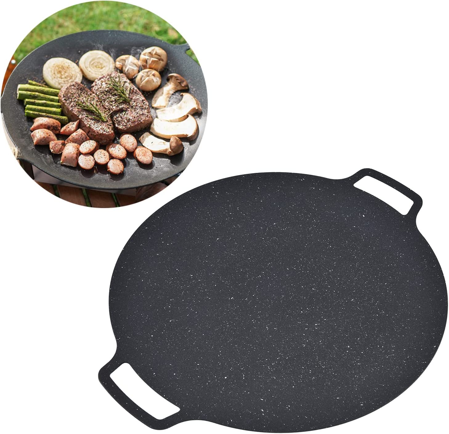 Plita rotunda coreeana pentru gratar 32 cm pentru Bucătărie Practică